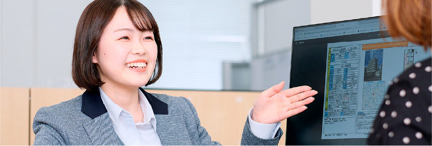 賃貸仲介営業職　写真